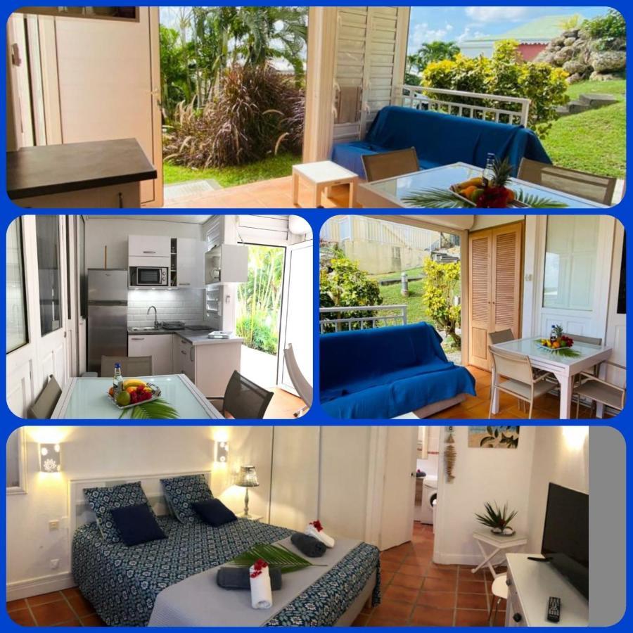 Appartement Rez-De-Chaussee De Villa A 1 Minute De La Plage Saint-Francois  Eksteriør bilde